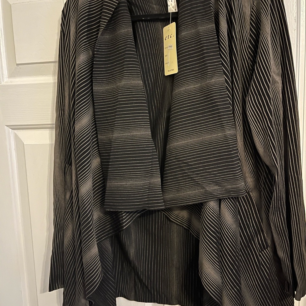 ETC Black and Black Striped New